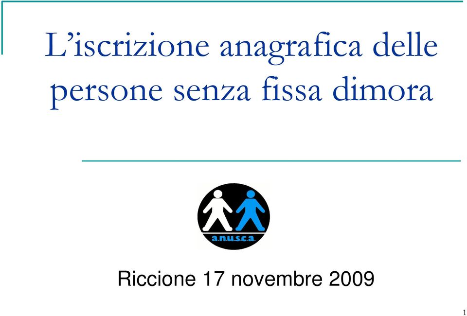 persone senza fissa