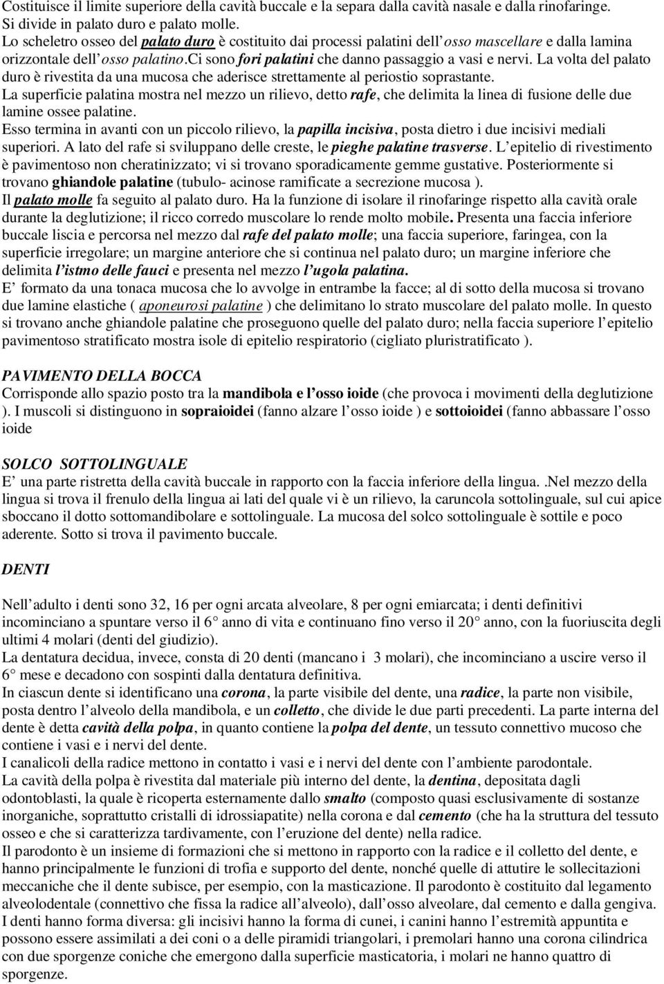 Apparato Digerente Generalita Schema Del Canale Alimentare Pdf