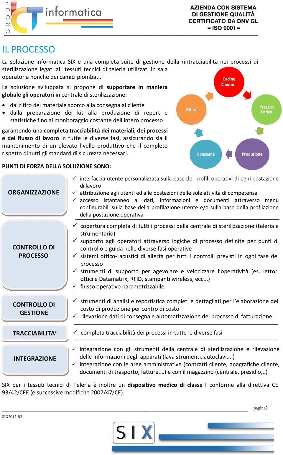 La soluzione sviluppata si propone di supportare in maniera globale gli operatori in centrale di sterilizzazione: dal ritiro del materiale sporco alla consegna al cliente dalla preparazione dei kit