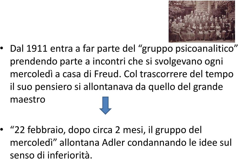 Col trascorrere del tempo il suo pensiero si allontanava da quello del grande