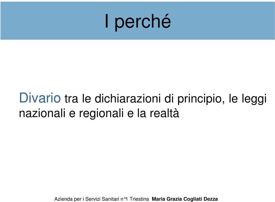 principio, le leggi