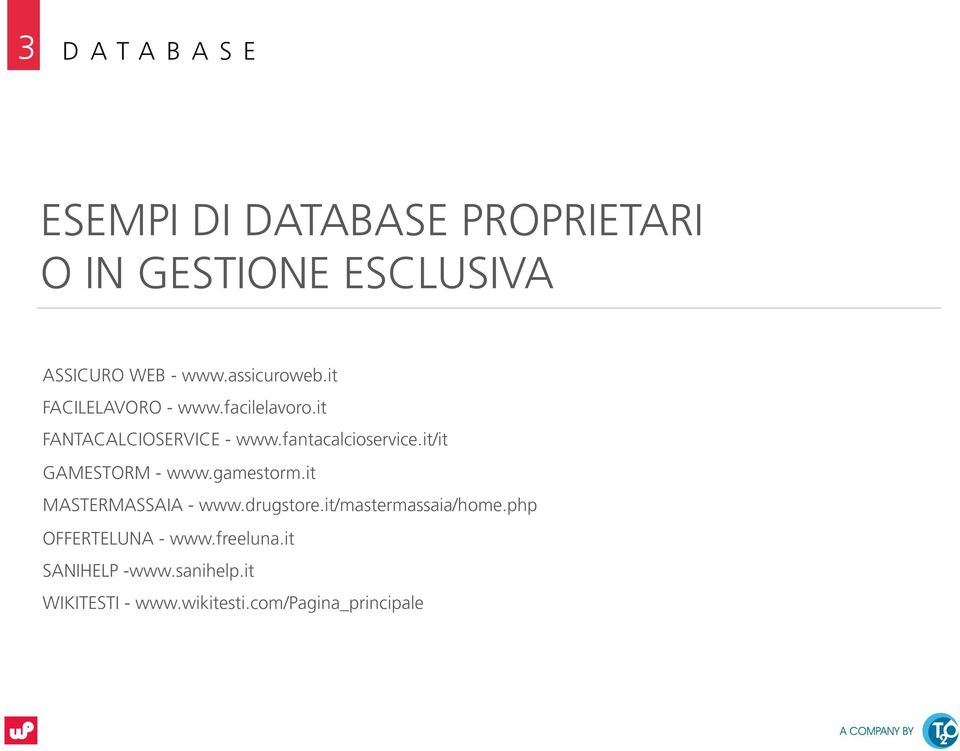 it/it GAMESTORM - www.gamestorm.it MASTERMASSAIA - www.drugstore.it/mastermassaia/home.