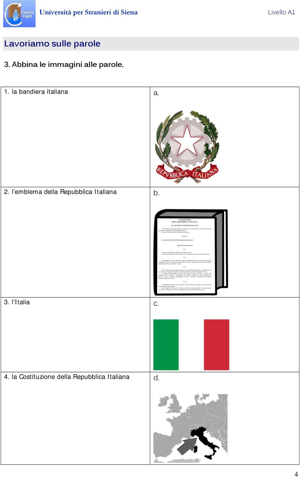 la bandiera italiana a. 2.