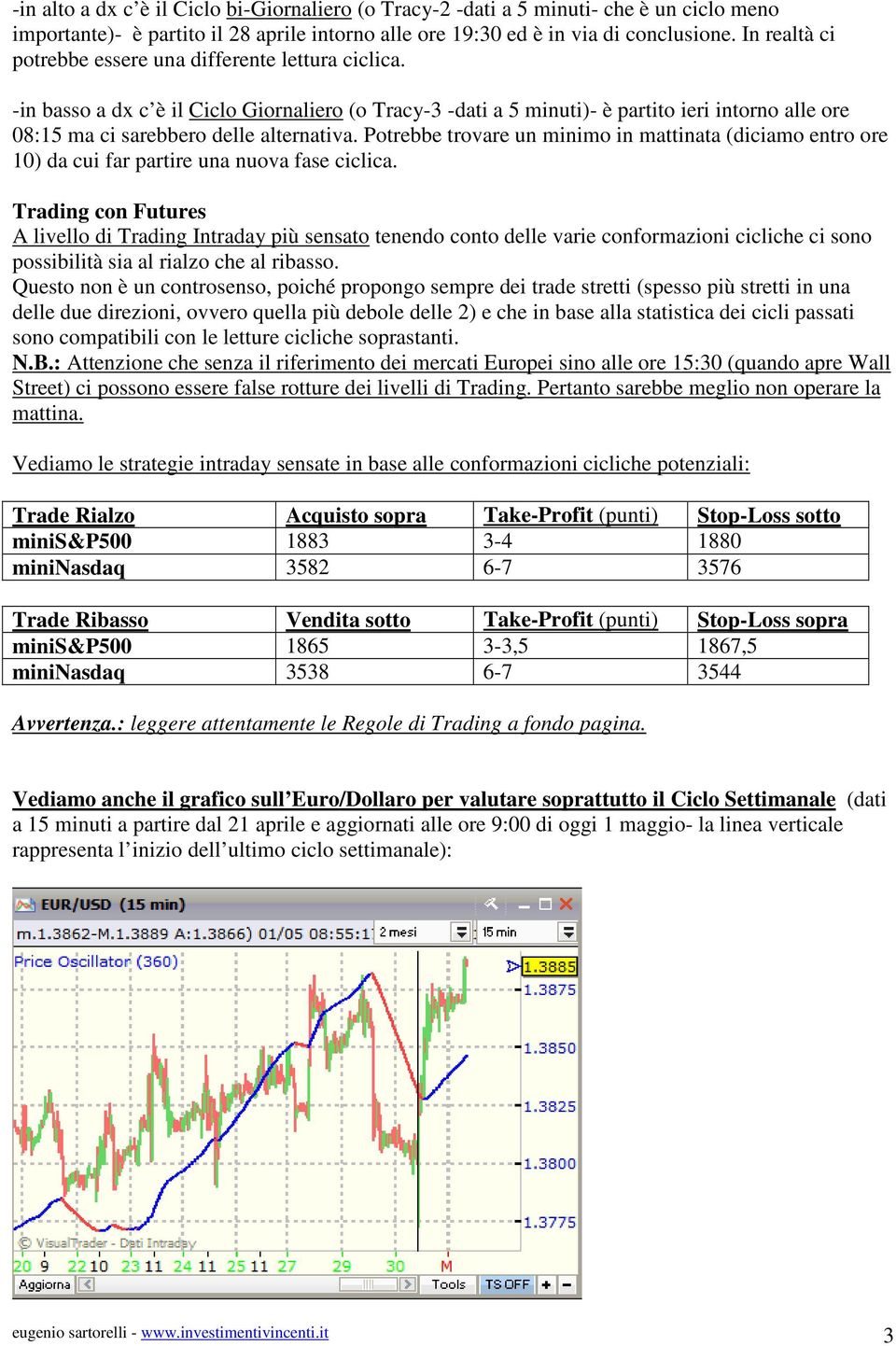 -in basso a dx c è il Ciclo Giornaliero (o Tracy-3 -dati a 5 minuti)- è partito ieri intorno alle ore 08:15 ma ci sarebbero delle alternativa.