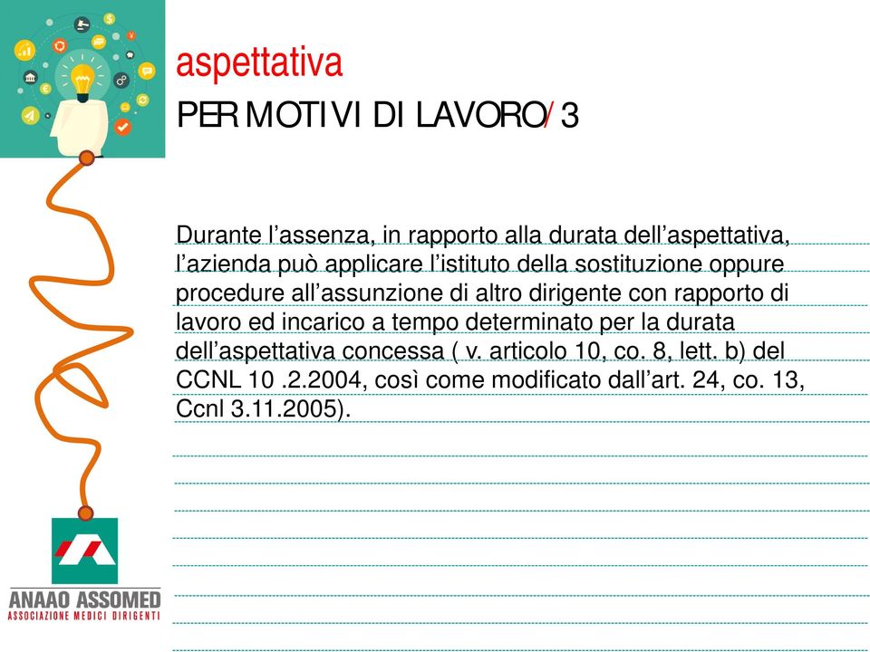 rapporto di lavoro ed incarico a tempo determinato per la durata dell aspettativa concessa ( v.