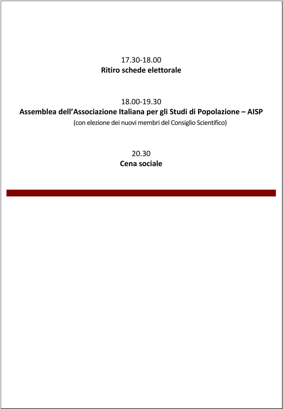 Studi di Popolazione AISP (con elezione dei