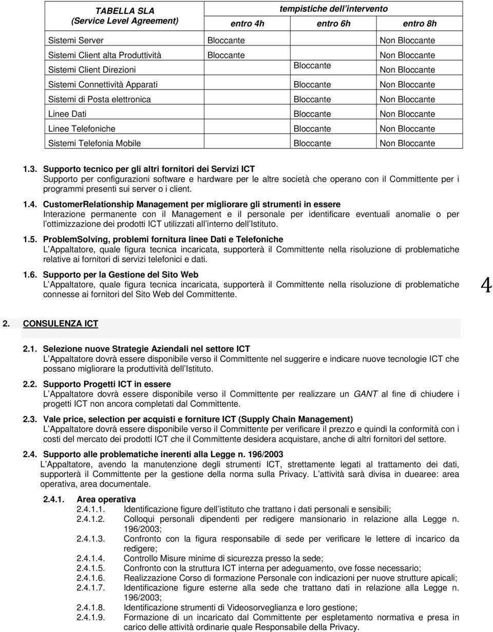 Bloccante Non Bloccante Sistemi Telefonia Mobile Bloccante Non Bloccante 1.3.