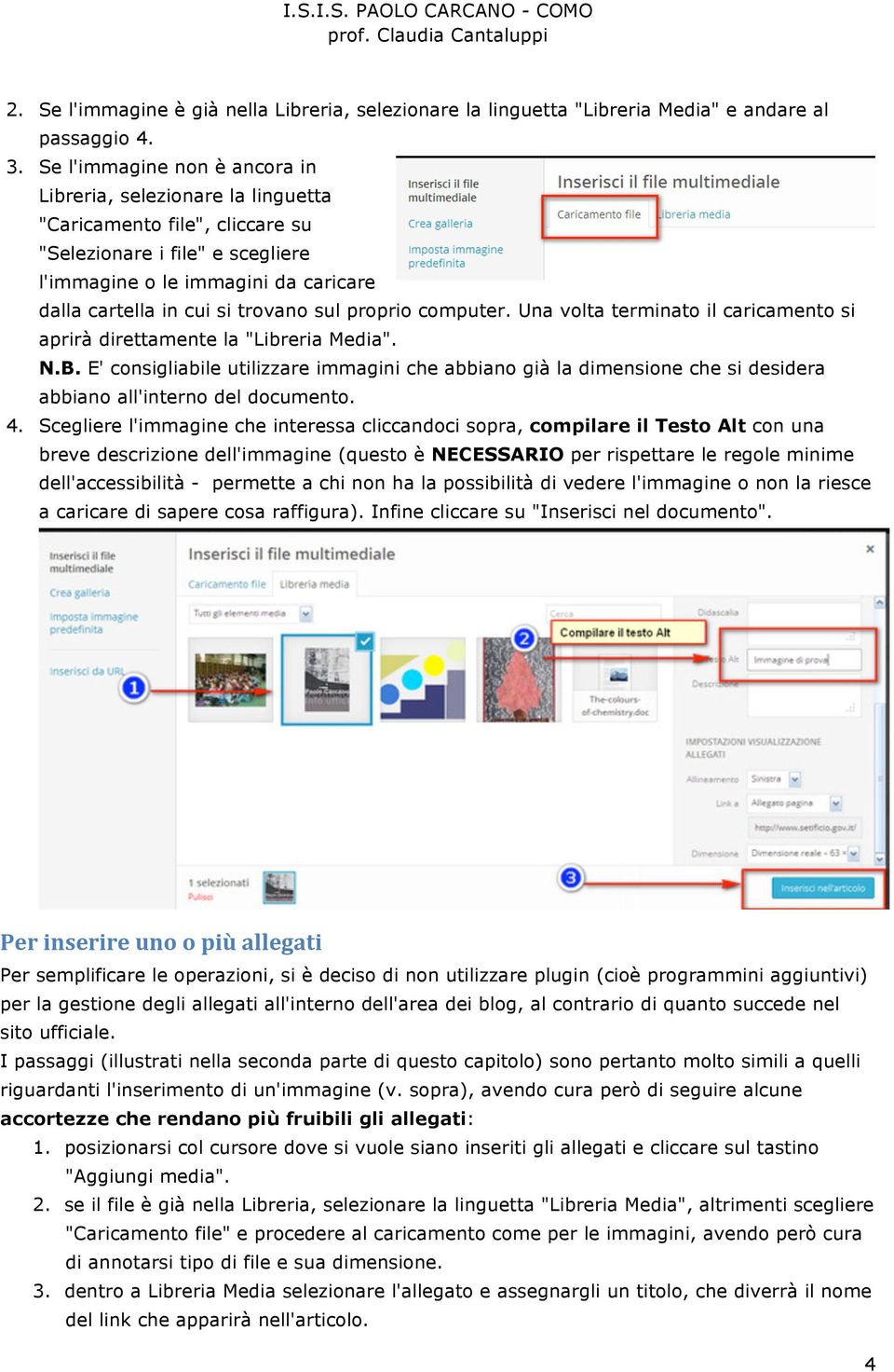 sul proprio computer. Una volta terminato il caricamento si aprirà direttamente la "Libreria Media". N.B.