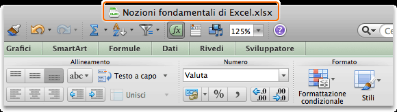 Fare clic su Nuova cartella. Nella finestra di dialogo Nuova cartella immettere Cartella di esercitazione di Excel, quindi fare clic su Crea. Scegliere Salva.