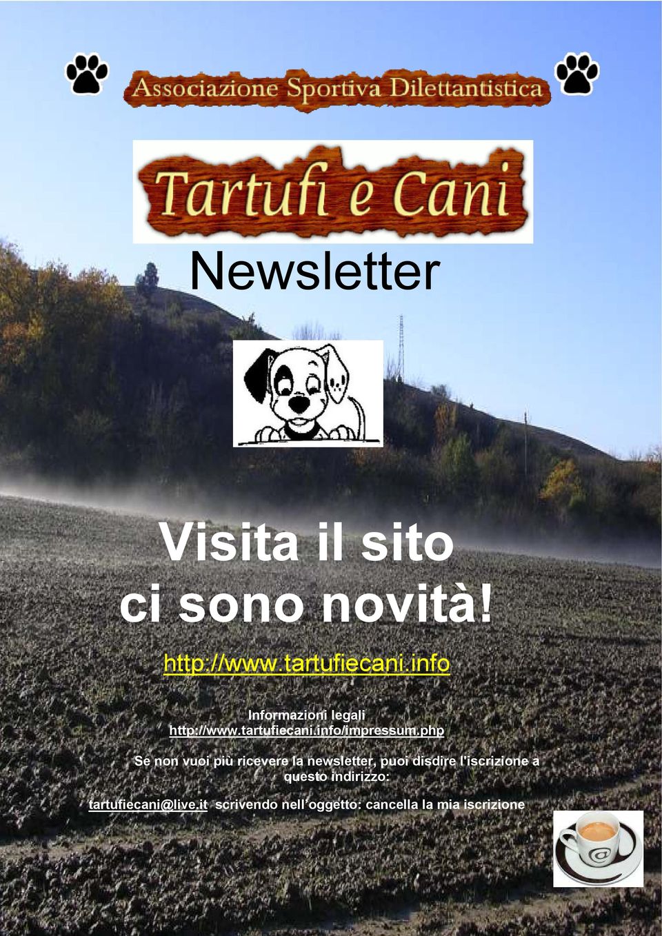 php Se non vuoi più ricevere la newsletter, puoi disdire