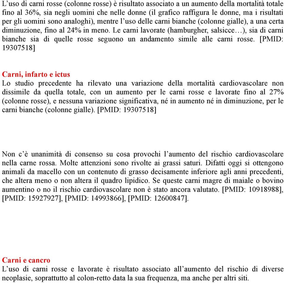 Le carni lavorate (hamburgher, salsicce ), sia di carni bianche sia di quelle rosse seguono un andamento simile alle carni rosse.