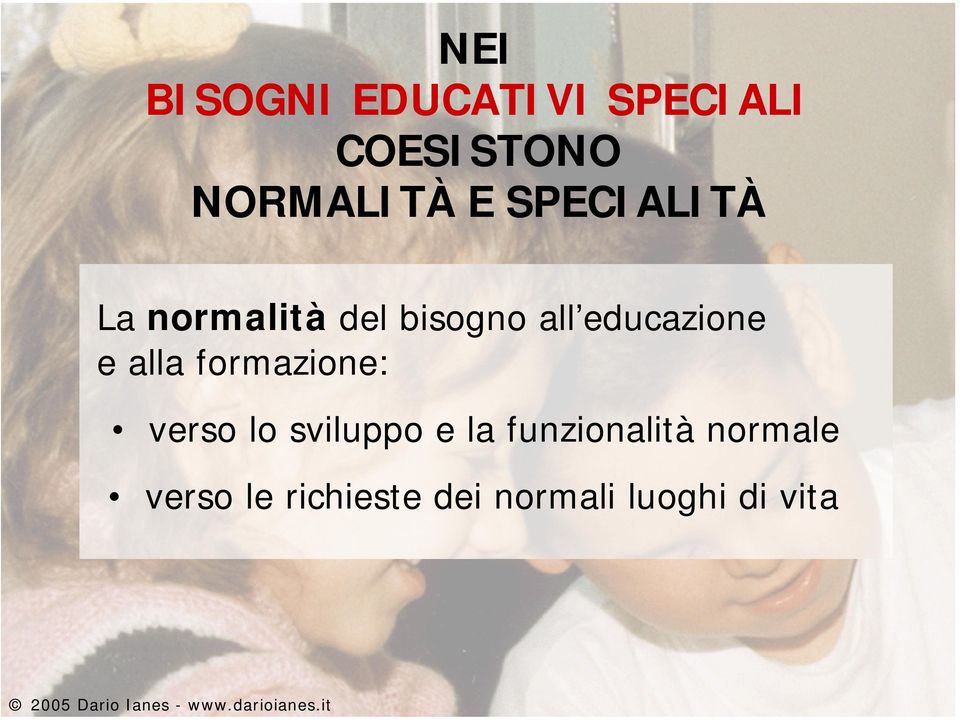 alla formazione: verso lo sviluppo e la funzionalità