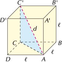 3 Il cubo La diagonale del cubo La misura della diagonale di un cubo si calcola mediante la formula
