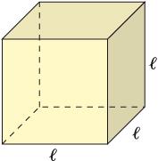 7 Il volume del cubo REGOLA. Il volume del cubo si ottiene elevando alla terza potenza la misura del suo spigolo.