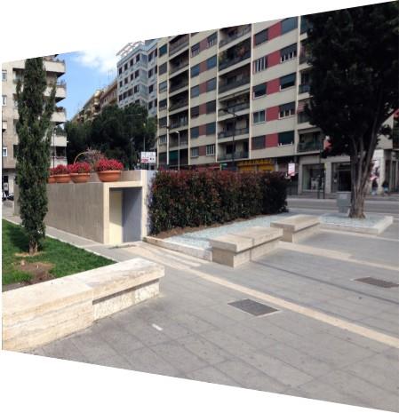 Ambiente Decoro Urbano Parziale pedonalizzazione di Piazza Gimma con la messa a dimora di piante, l installazione di