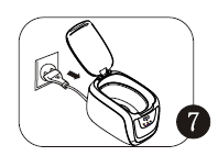 ISTRUZIONI PER L USO Aprire il coperchio e riempire la vasca con acqua distillata Immergere l oggetto da trattare Chiudere il coperchio e collegare la spina Premere SET (5) per selezionare una delle
