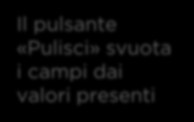 EroDe operatore, gestione ricetta Il pulsante «Pulisci» svuota i campi dai valori presenti In caso di rilascio, viene visualizzato l apposito messaggio di operazione effettuata correttamente, e la