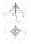 BABY Steel MEDIUM PIRAMIDE SUPERMAN MIDI - MAX Cod. ST460 componenti midi: nr.1 piramide rete dimensioni: Ø 380x250h cm altezza di caduta: 250 cm area d impatto: 36 mq Cod.