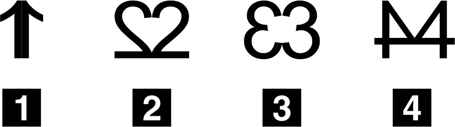 RLA0030 Quale dei disegni proposti conclude correttamente la serie? a) Il disegno indicato con 2. b) Il disegno indicato con 3. c) Il disegno indicato con 1. d) Il disegno indicato con 4.