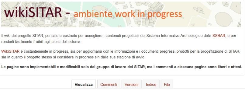 Il SITAR: WEB Applications > http://webgis.archeoroma.