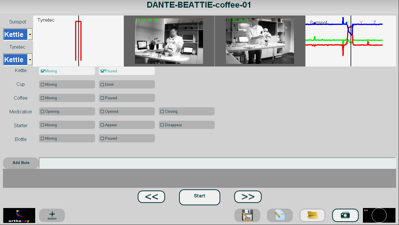 PAG. 9 DI 11 Applicazione in ricerca di laboratorio Creazione di dataset e validazione strumentale presso Ulster University Laboratory In laboratorio è stato ricreato un ambiente domestico,