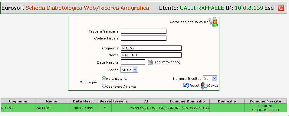 3. Digitare nel campo Password 12345678. 4. Nel campo Nuova Password e Conferma Password digitare una password a scelta dell utente [almeno di 8 caratteri], quindi cliccare su OK.