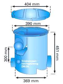 FILTRO VOLUMEN VF1 Il filtro VOLUMEN VF1 è ideale per essere interrato o installato dentro alla in cisterna. Ha un elevata efficienza e due fasi di filtraggio ad alto rendimento. Resistente al gelo.