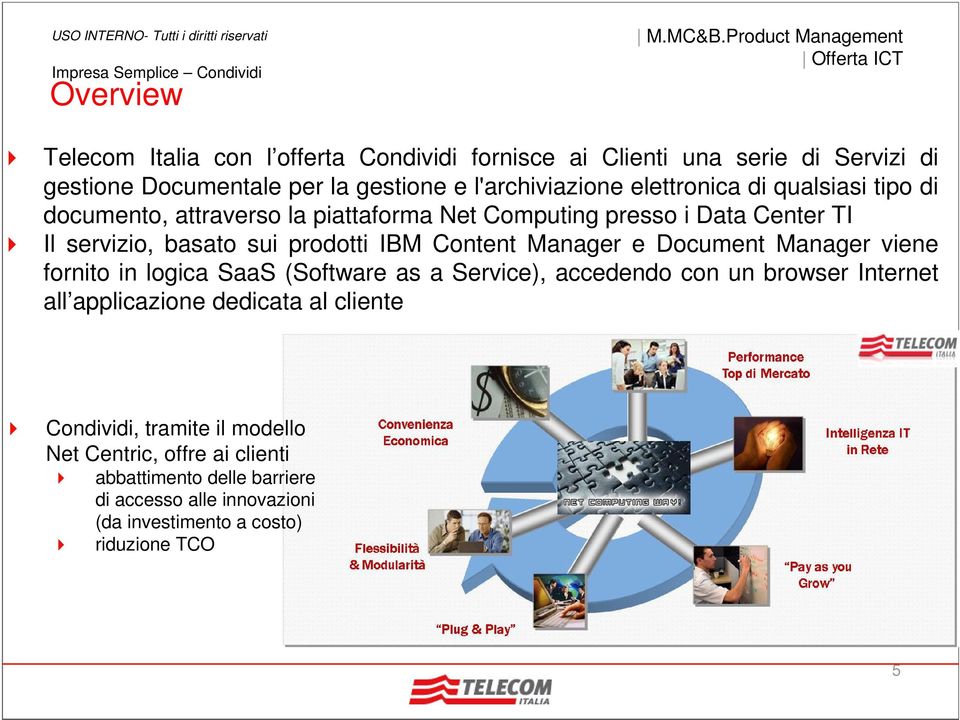 Manager e Document Manager viene fornito in logica SaaS (Software as a Service), accedendo con un browser Internet all applicazione dedicata al cliente