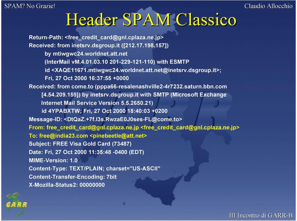 54.209.159]) by inetsrv.dsgroup.it with SMTP (Microsoft Exchange Internet Mail Service Version 5.5.2650.21) id 4YPABXTW; Fri, 27 Oct 2000 18:40:03 +0200 Message-ID: <DtQaZ.+7f.I3s.RwzaE0J0ses-FL@come.