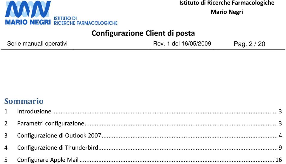 .. 3 3 Configurazione di Outlook 2007.