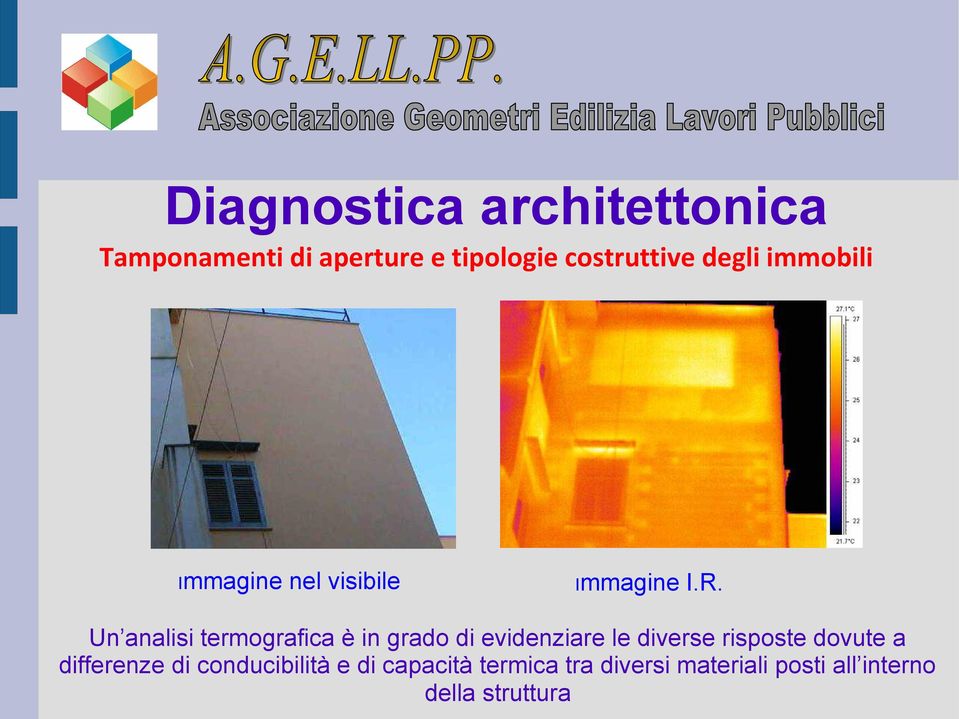 Un analisi termografica è in grado di evidenziare le diverse risposte dovute