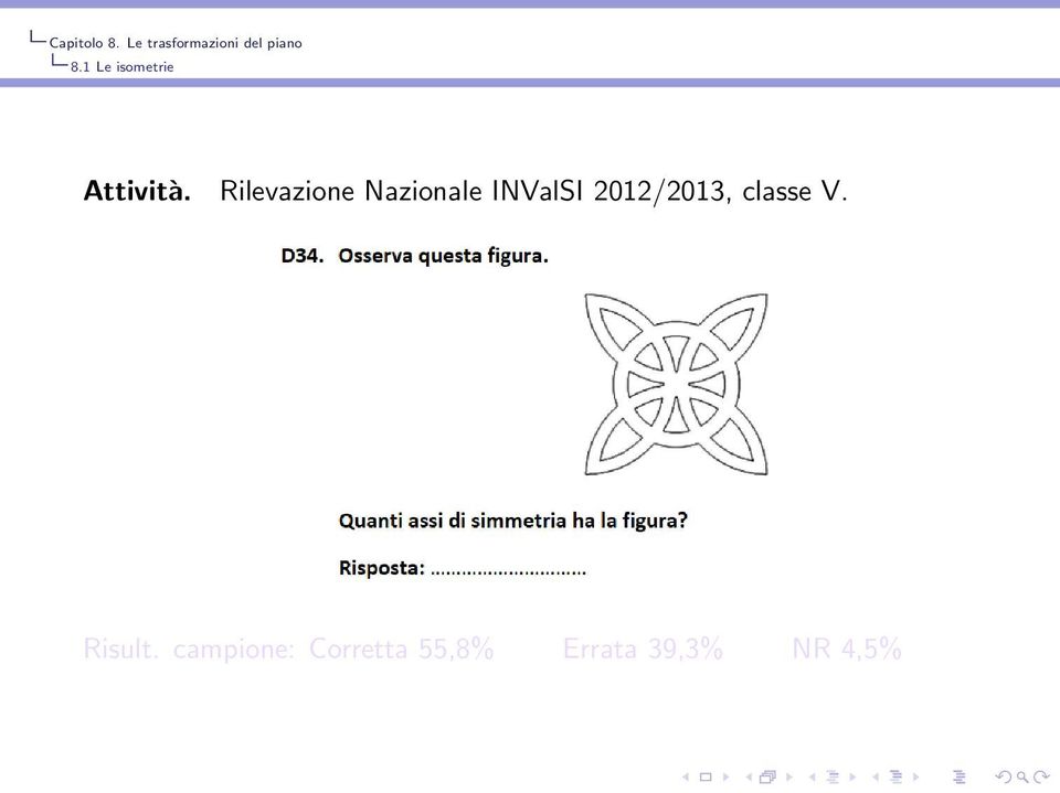 INValSI 2012/2013, classe V.