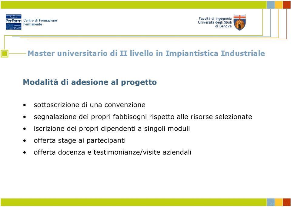 risorse selezionate iscrizione dei propri dipendenti a singoli