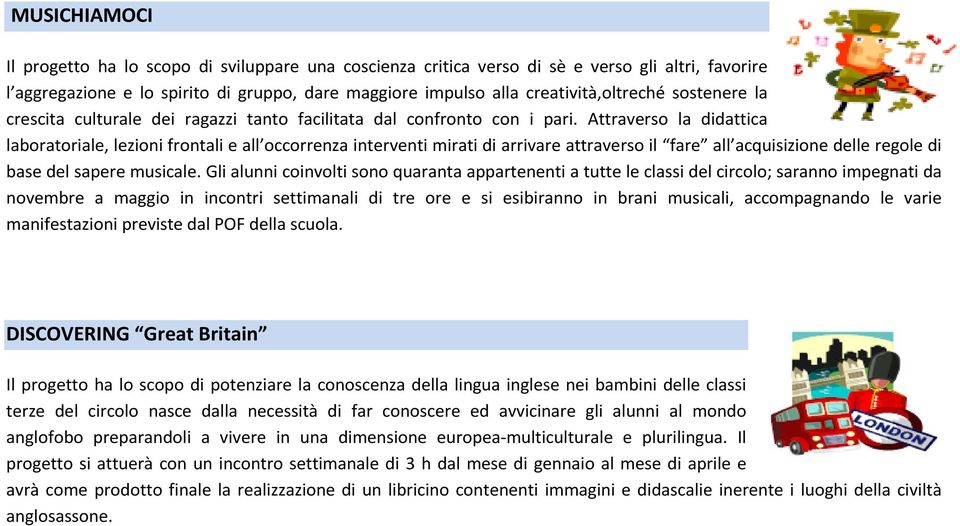 Attraverso la didattica laboratoriale, lezioni frontali e all occorrenza interventi mirati di arrivare attraverso il fare all acquisizione delle regole di base del sapere musicale.