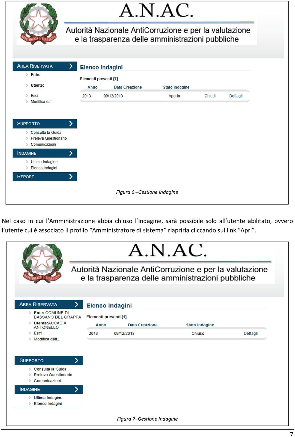 abilitato, ovvero l utente cui è associato il profilo