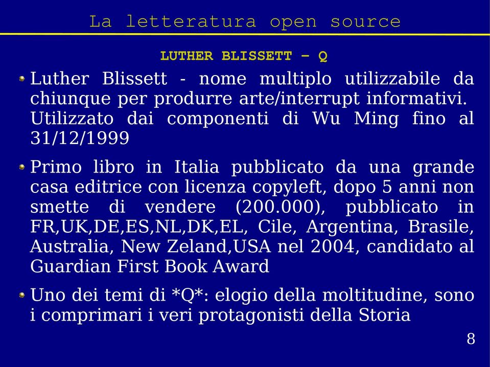 copyleft, dopo 5 anni non smette di vendere (200.