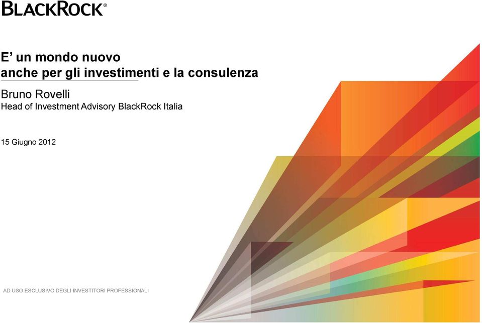 Investment Advisory BlackRock Italia 15
