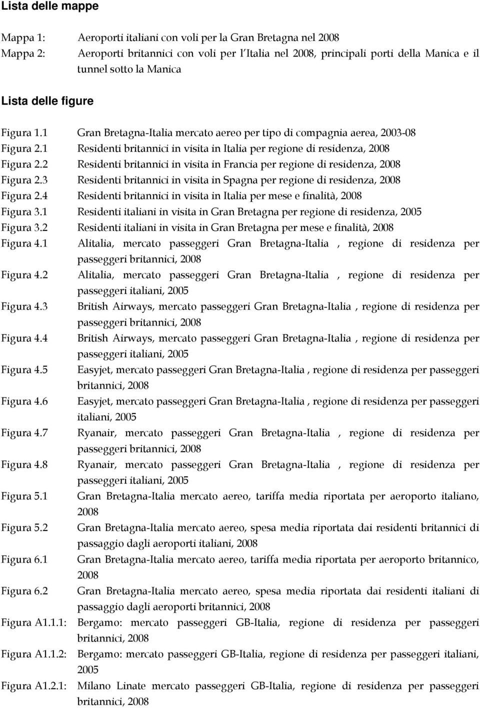 2 Residenti britannici in visita in Francia per regione di residenza, Figura 2.3 Residenti britannici in visita in Spagna per regione di residenza, Figura 2.