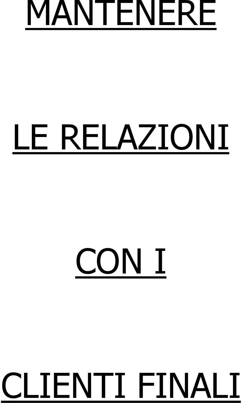 RELAZIONI