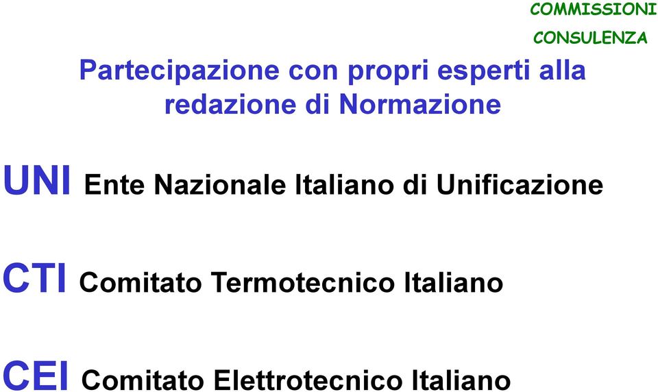 Nazionale Italiano di Unificazione CTI Comitato