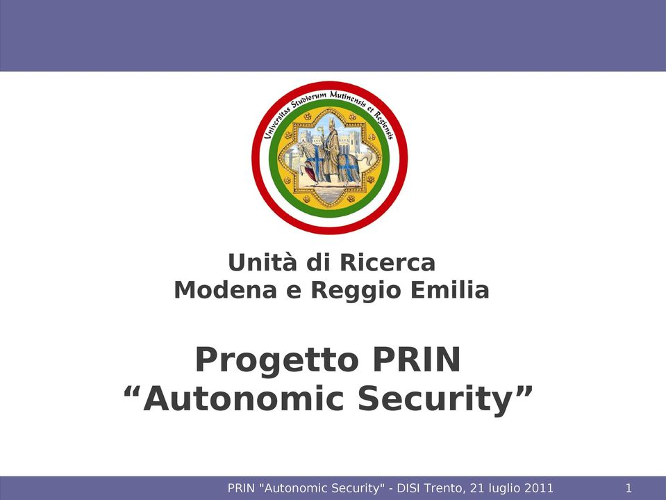 Security PRIN "Autonomic