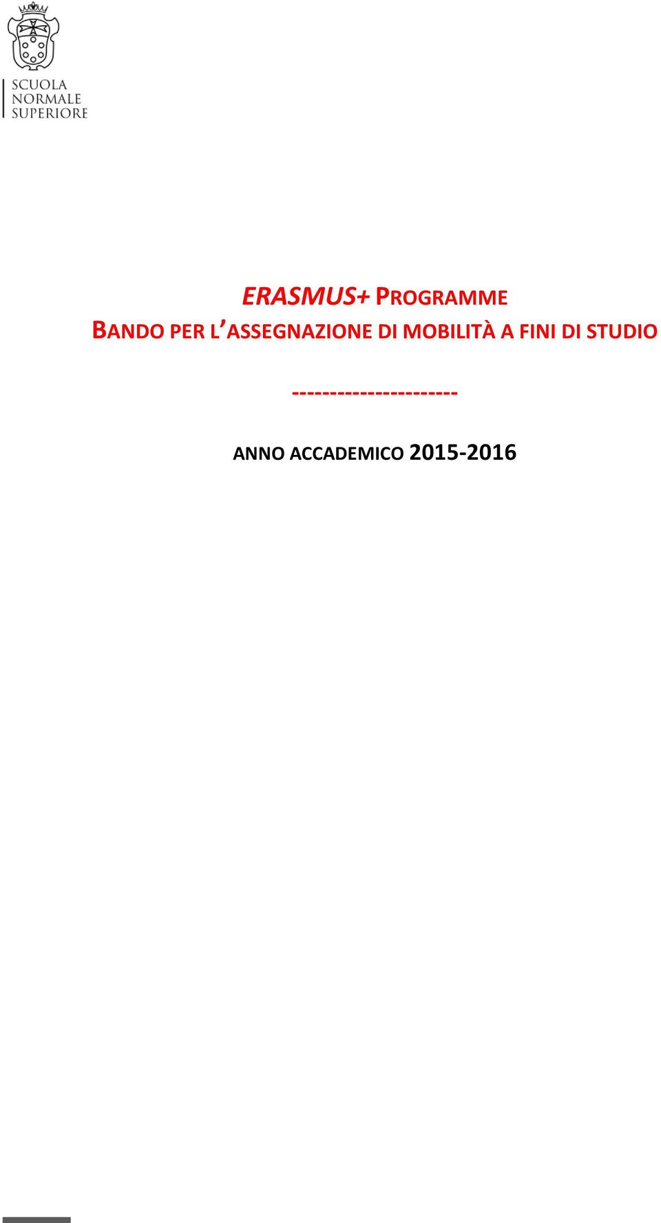 FINI DI STUDIO