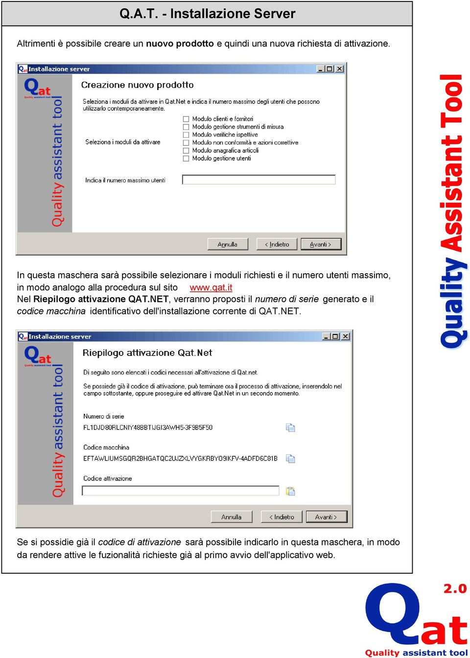 it Nel Riepilogo attivazione QAT.