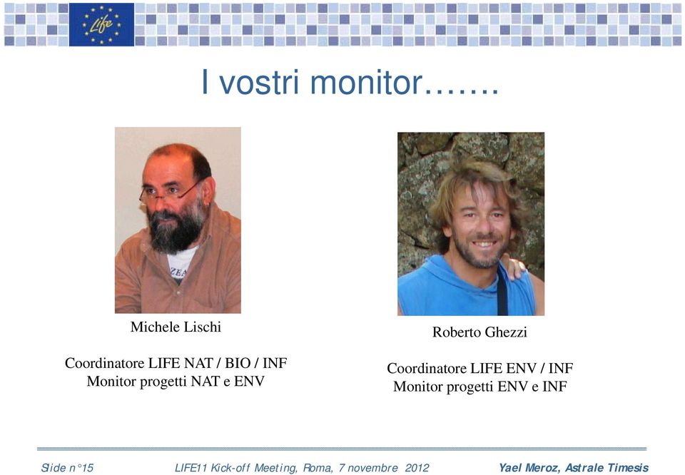 / INF Monitor progetti NAT e ENV Roberto