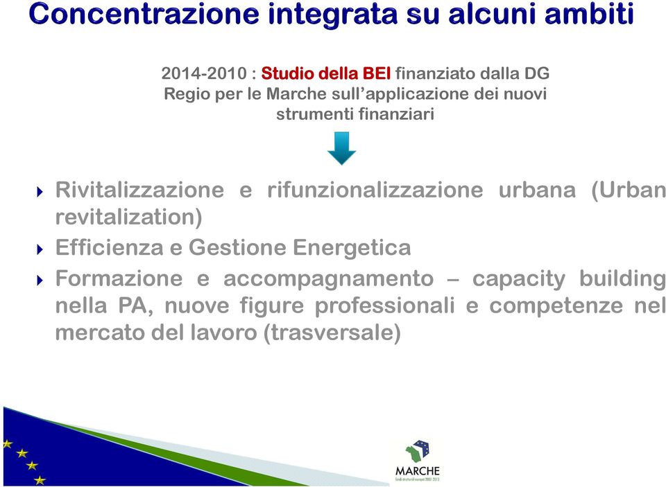 revitalization) Efficienza e Gestione Energetica Formazione e accompagnamento capacity