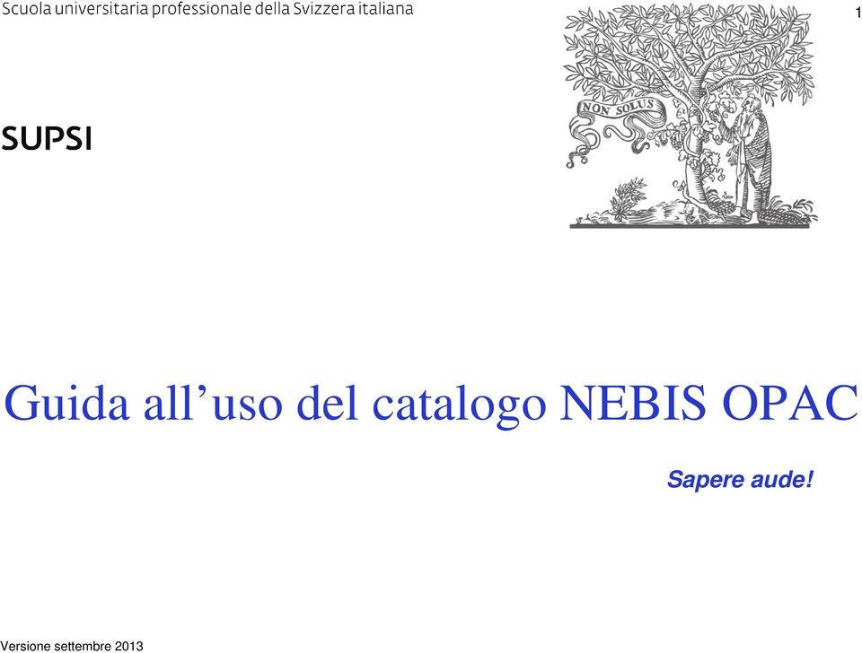 catalogo NEBIS OPAC