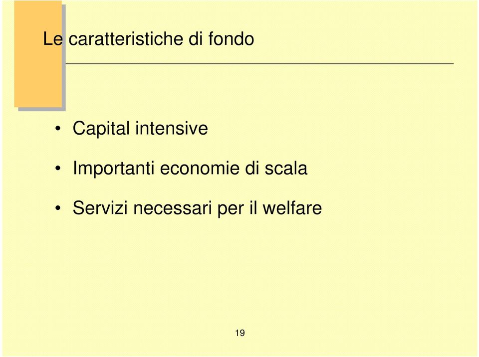 Importanti economie di