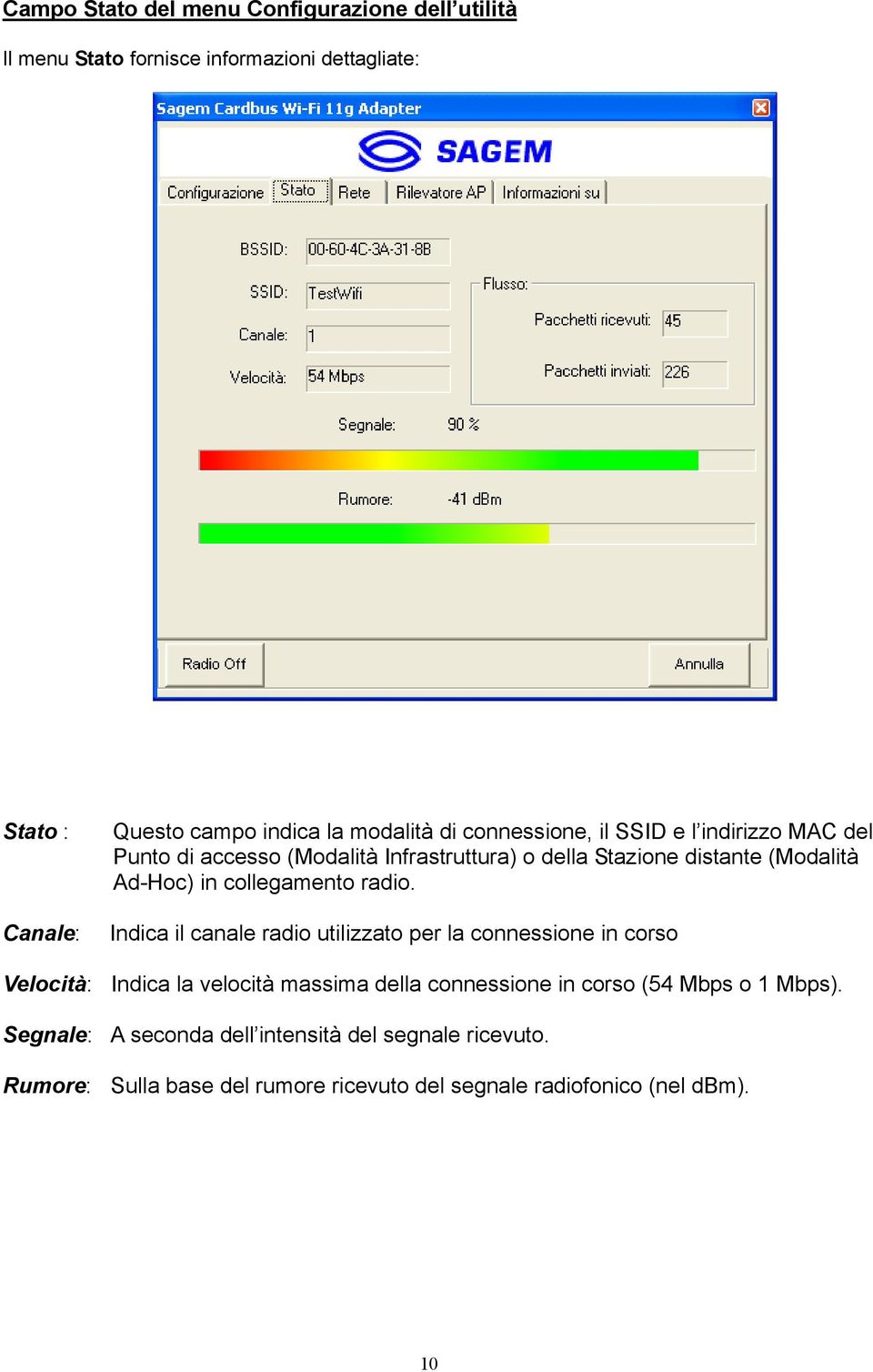 collegamento radio.