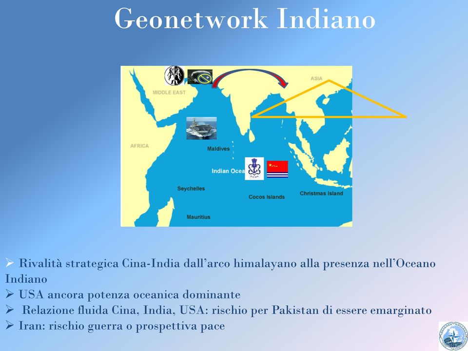 oceanica dominante Relazione fluida Cina, India, USA: rischio