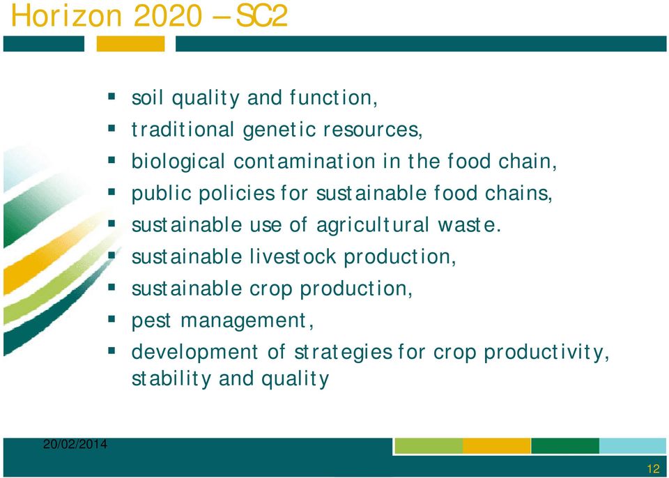 sustainable use of agricultural waste.